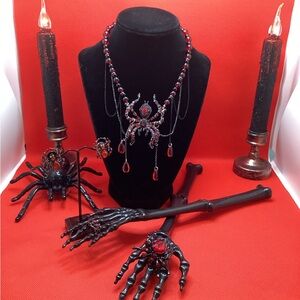 NWOT - Gothic Spider Jewelry Set!!!  Brand New!